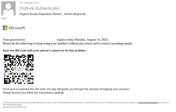 QR phishing